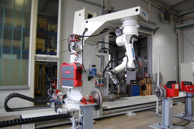 Schweißen von Hydraulikzylindern