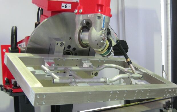 CMT-Schweissen von komplexen Aluminium-Baugruppen